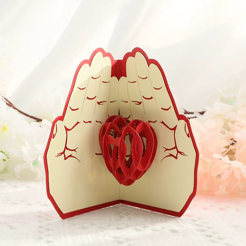 Love Heart 3D Greeting Cards