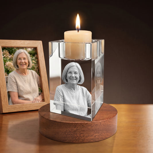 3D Crystal Candleholder