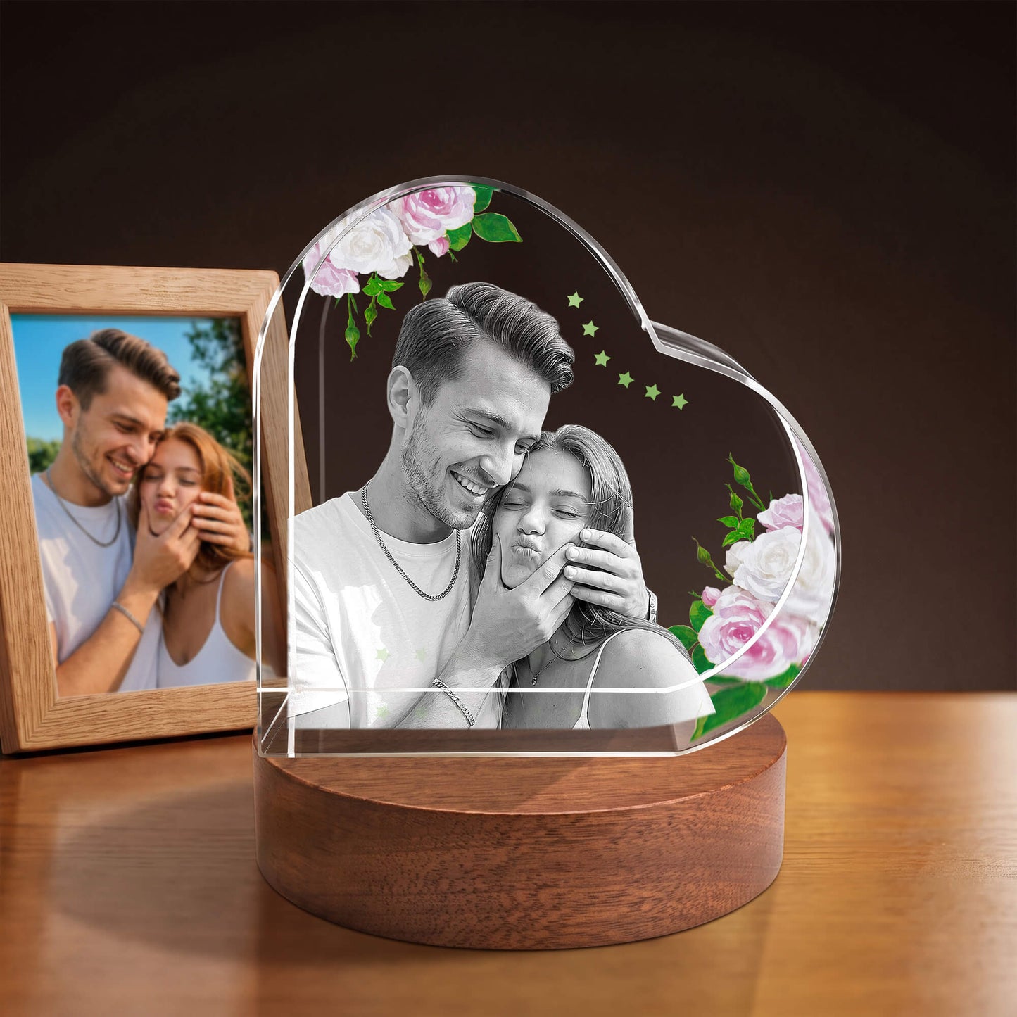 3D Crystal Special Heart Personalized Graduation Gift