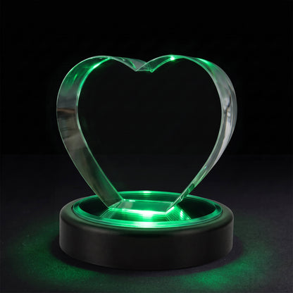Touch-Control Crystal Display Base