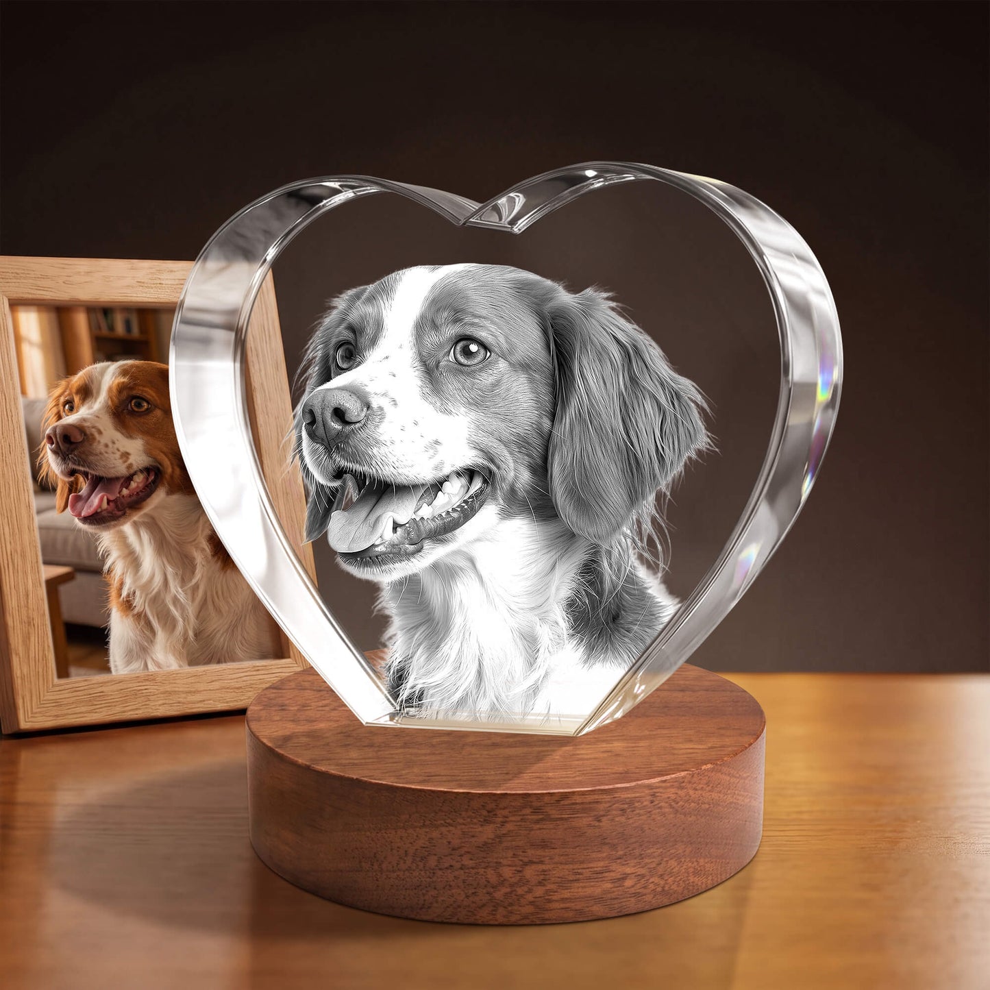 3D Crystal Heart Personalized Graduation Gift