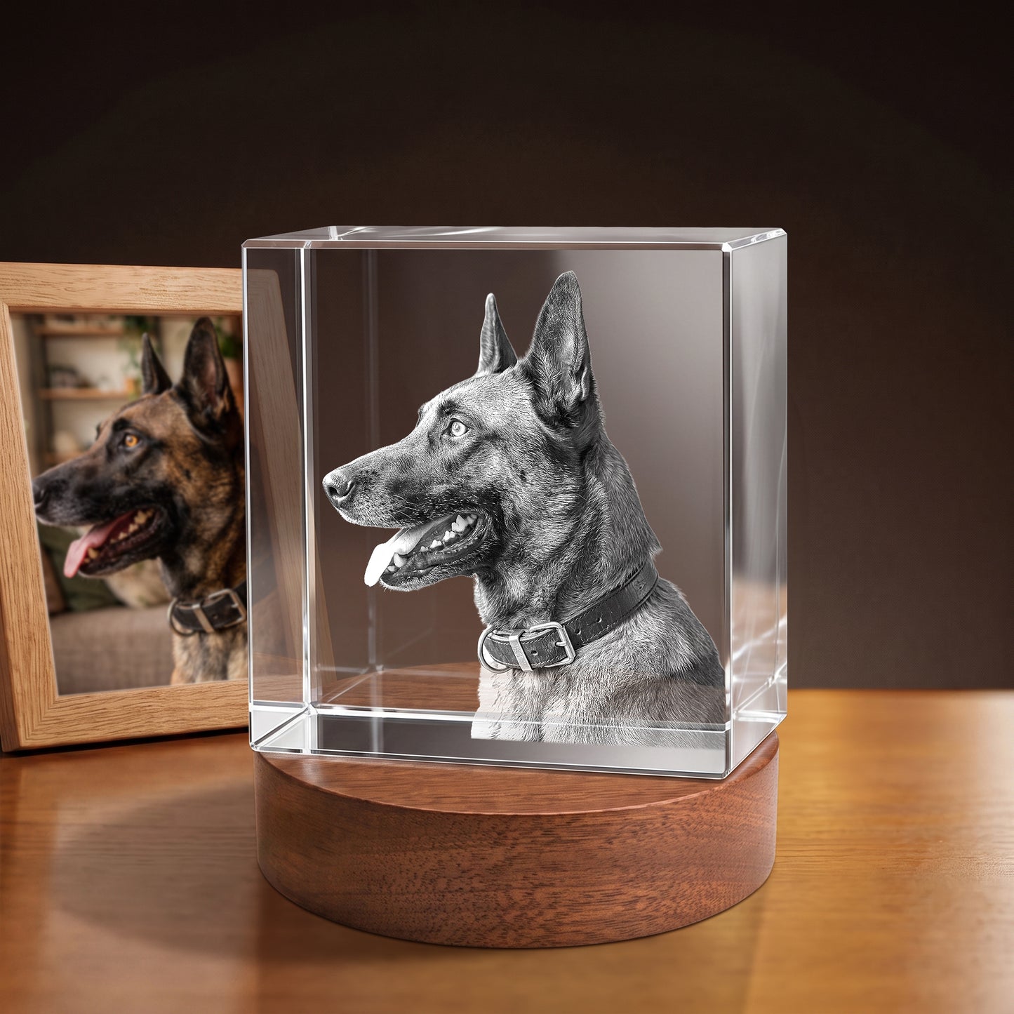 3D Crystal Square Personalized Graduation Gift