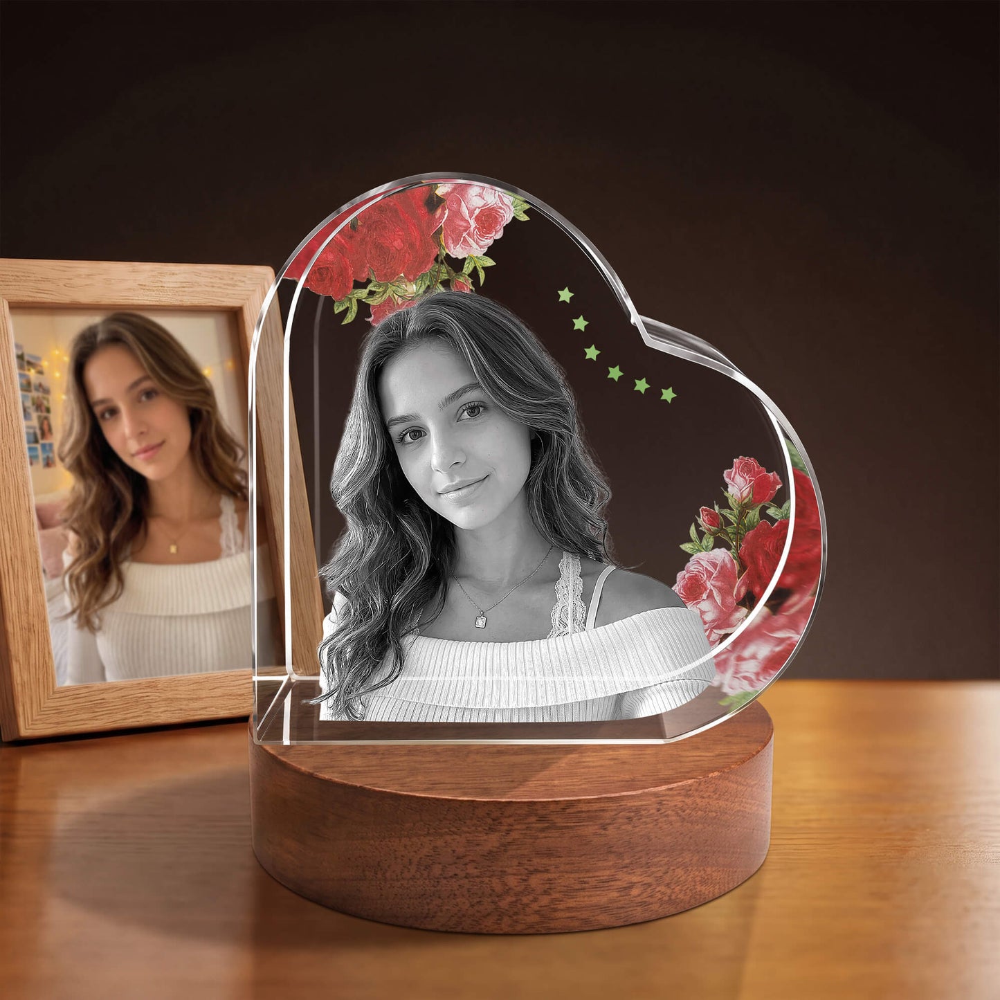 3D Crystal Special Heart Personalized Graduation Gift