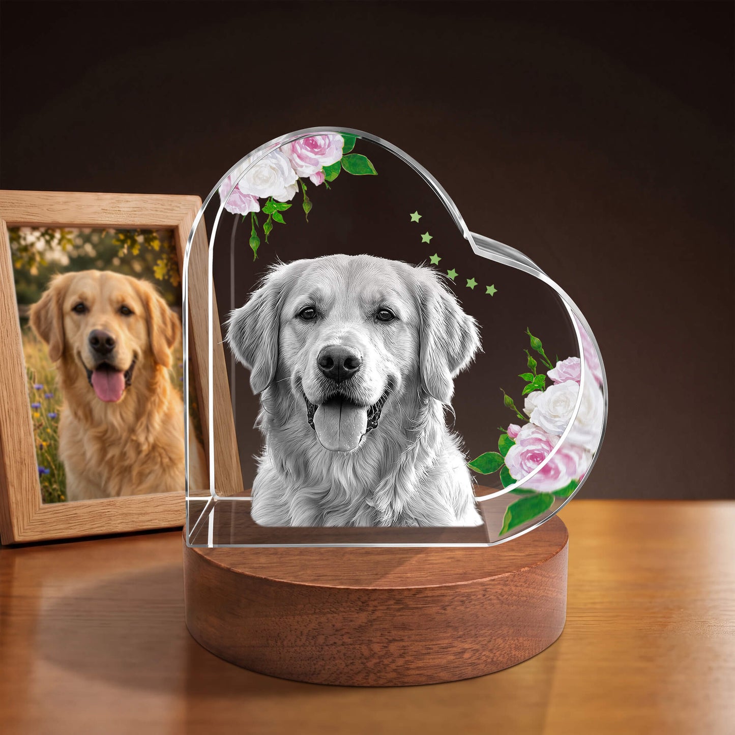 3D Crystal Special Heart Personalized Graduation Gift