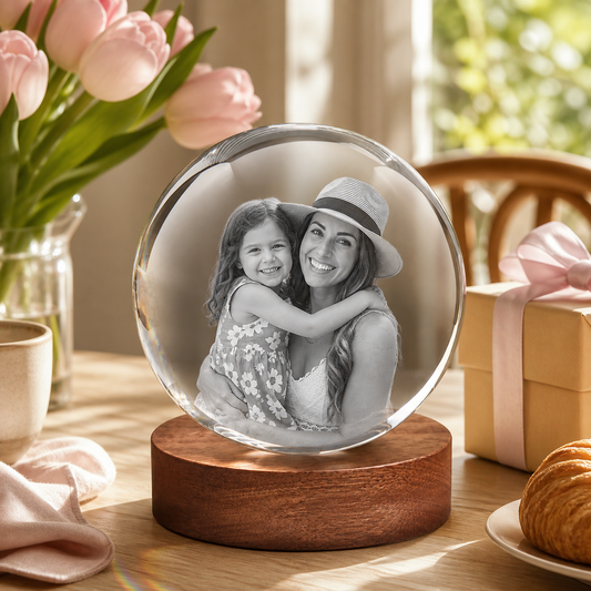 3D Crystal Ball Mother's Day Gift for Mom lifestyle image 1