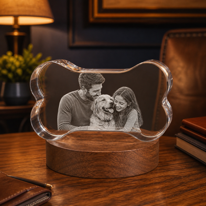 3D Crystal Bone Father's Day Gift for Dad lifestyle image 2