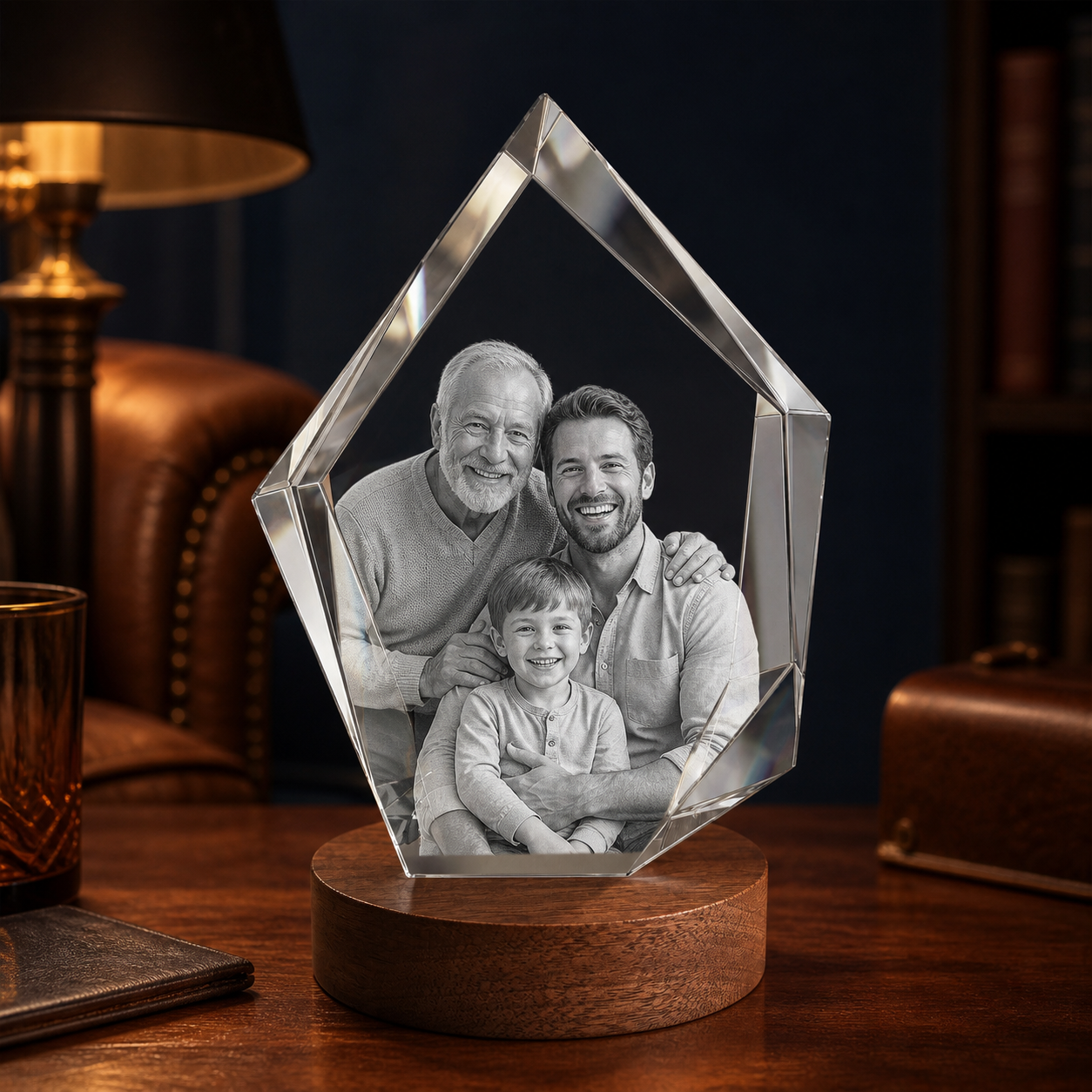 3D Crystal Iceberg Father's Day Gift for Dad lifestyle image 2