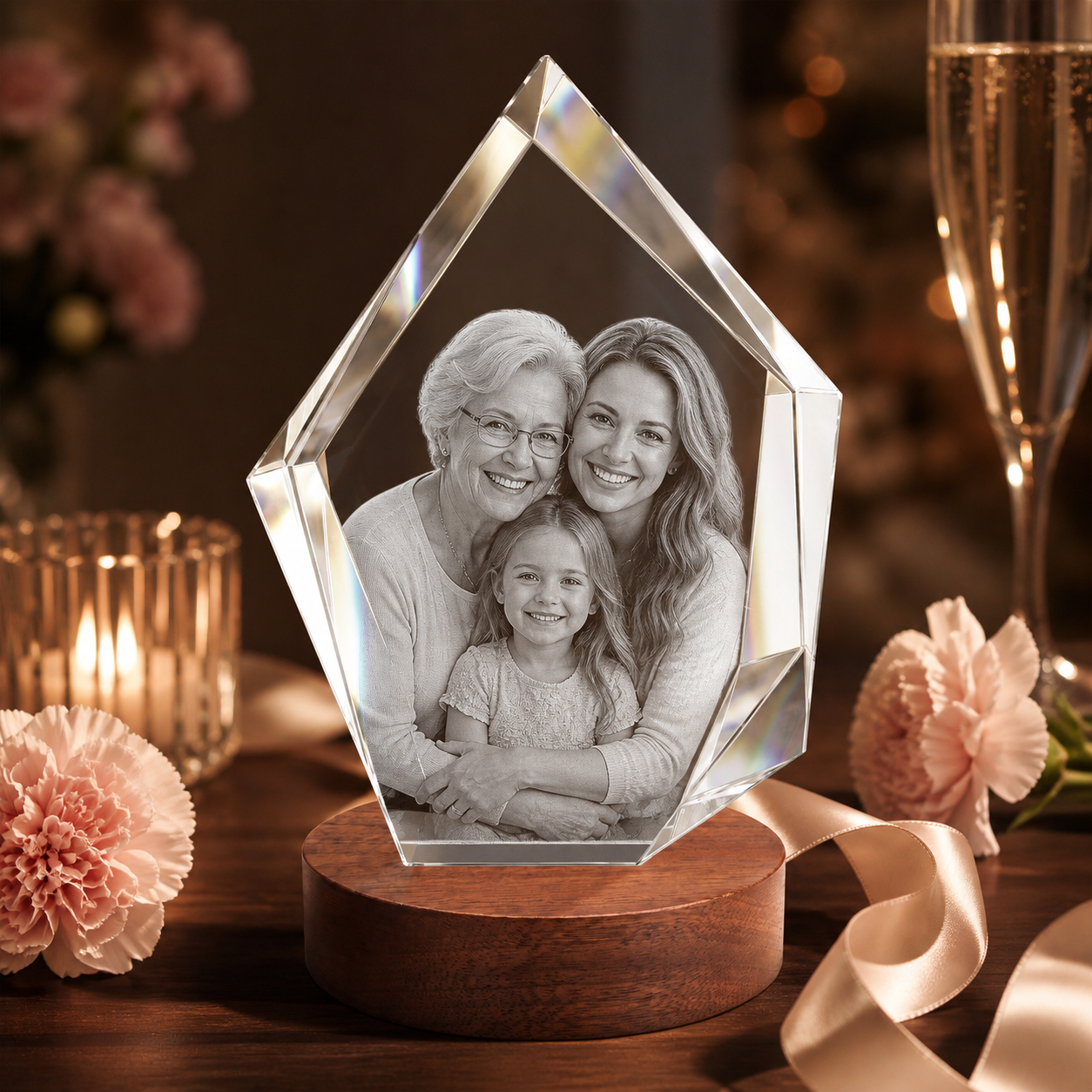 3D Crystal Iceberg Mother's Day Gift for Mom lifestyle image 2
