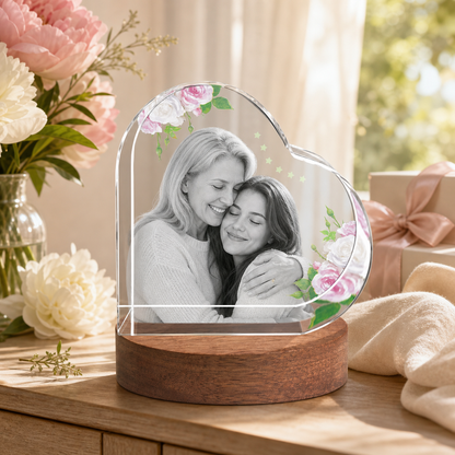 3D Crystal Special Heart Mother's Day Gift for Mom lifestyle image 1