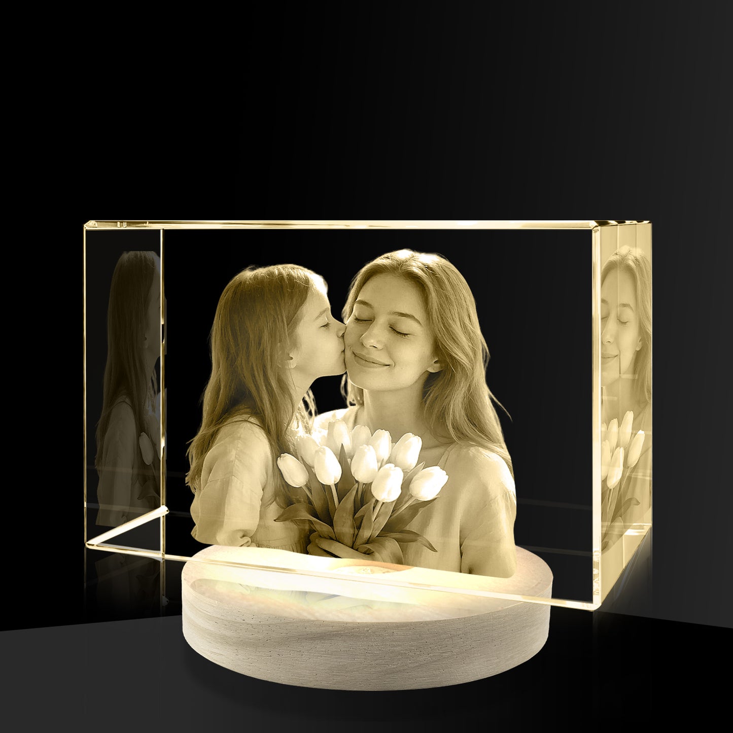 3D Crystal Rectangle Personalized Graduation Gift