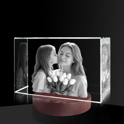 3D Crystal Rectangle Personalized Graduation Gift