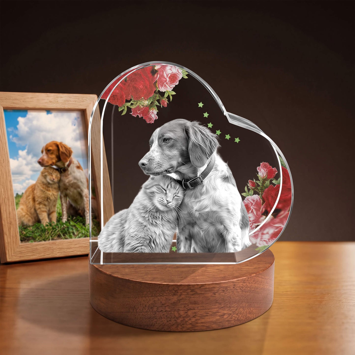 3D Crystal Special Heart Personalized Graduation Gift