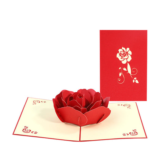 Love Rose 3D Greeting Cards