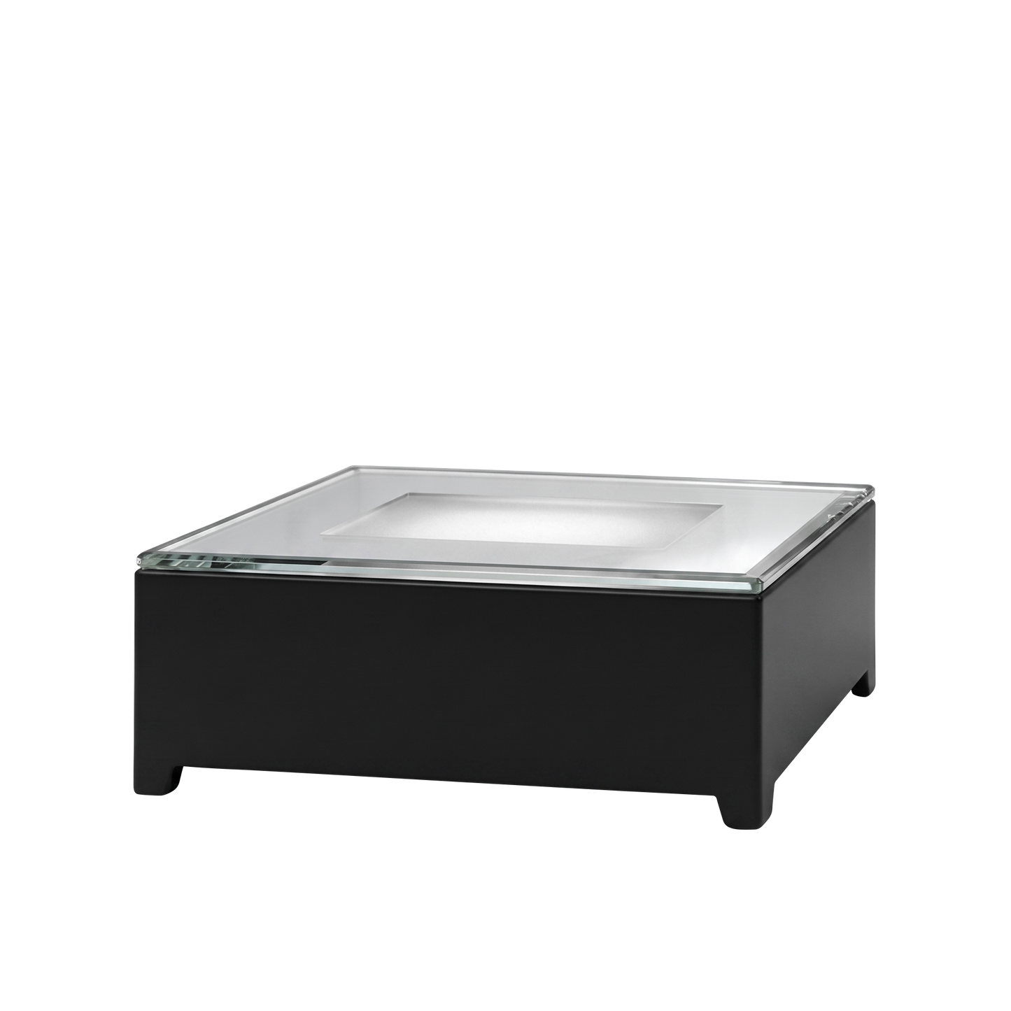 Black Rectangular LED Crystal Base