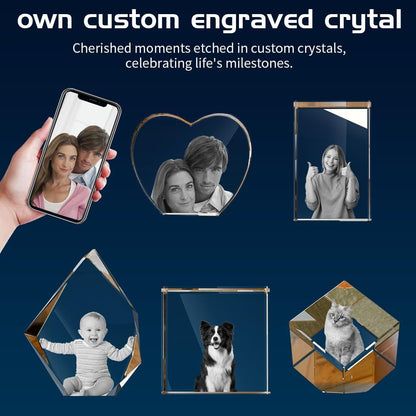 3D Crystal Iceberg Personalized Graduation Gift