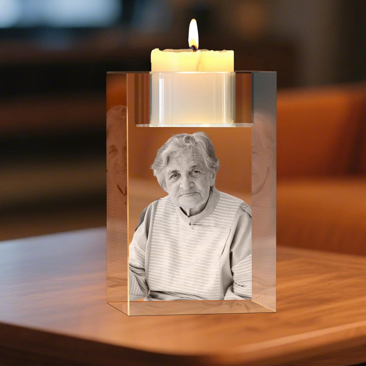 3D Crystal Candleholder