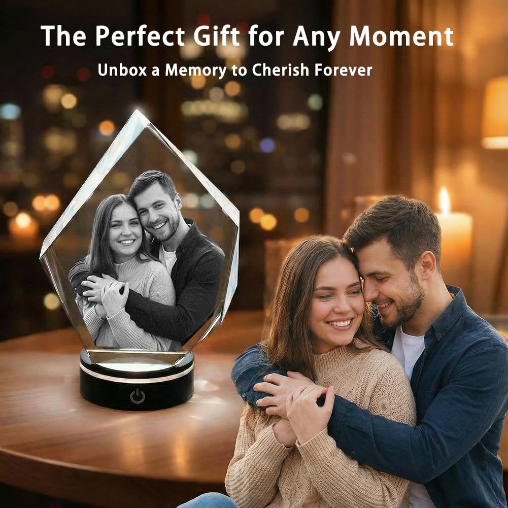 3D Crystal Iceberg Personalized Graduation Gift