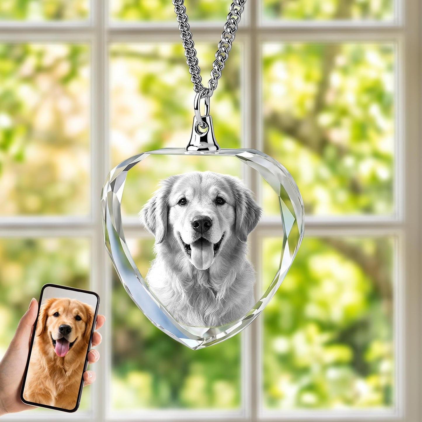 Necklace Heart 3D