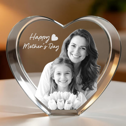 3D Crystal Heart Personalized Graduation Gift