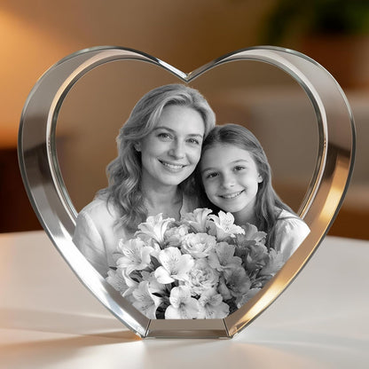 3D Crystal Heart Personalized Graduation Gift
