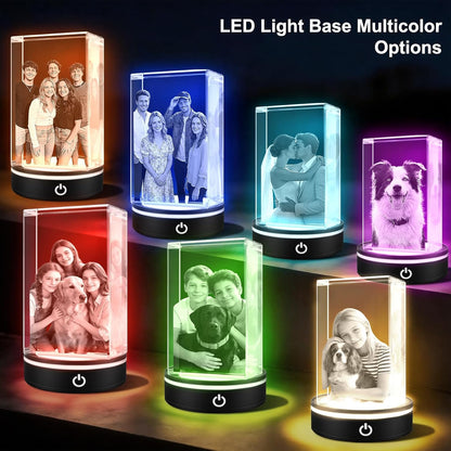 3D Crystal Rectangle Personalized Graduation Gift