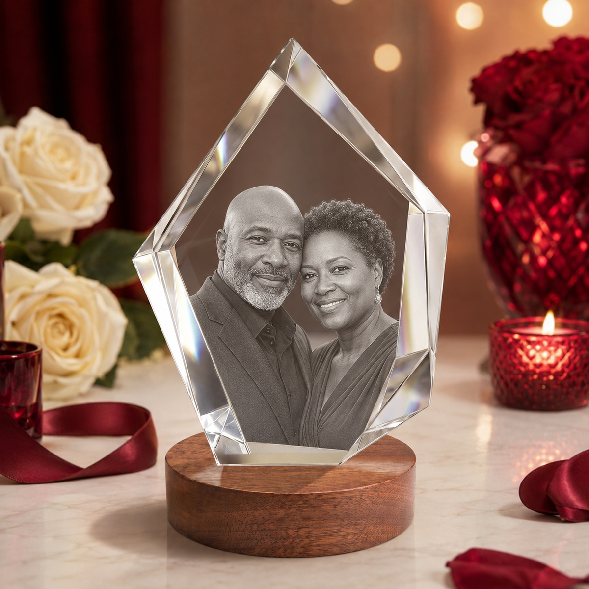 3d crystal iceberg personalized anniversary gift hero image
