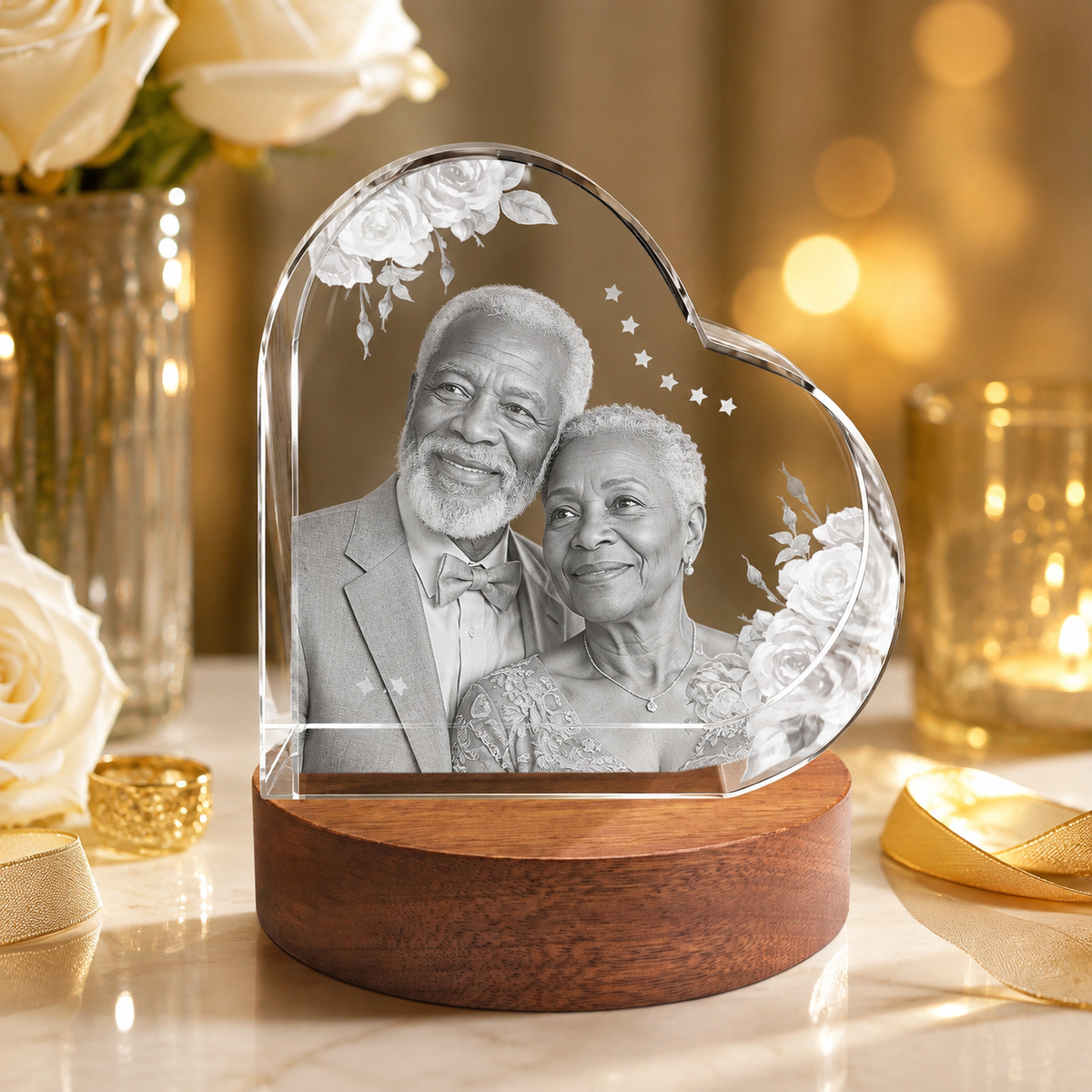 3d crystal special heart personalized anniversary gift hero image