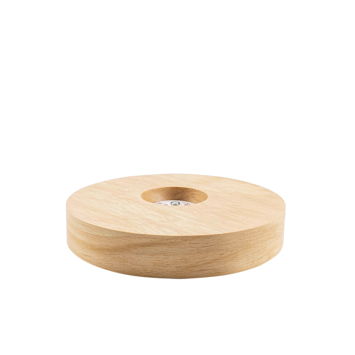 Light wooden round display base shown separately.