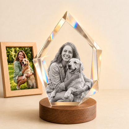 3D Crystal Iceberg Personalized Graduation Gift