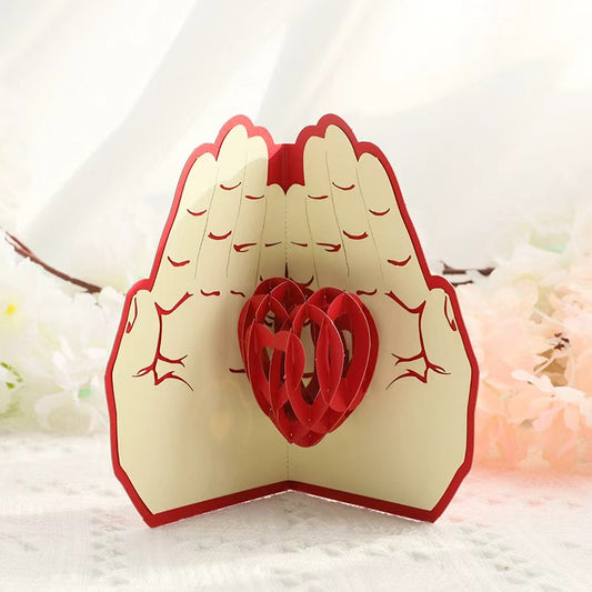 Love Heart 3D Greeting Cards