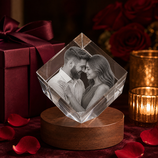 3D Crystal Diamond Personalized Valentine's Day Gift lifestyle image 1