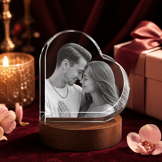 3D Crystal Special Heart Personalized Valentine's Day Gift lifestyle image 1