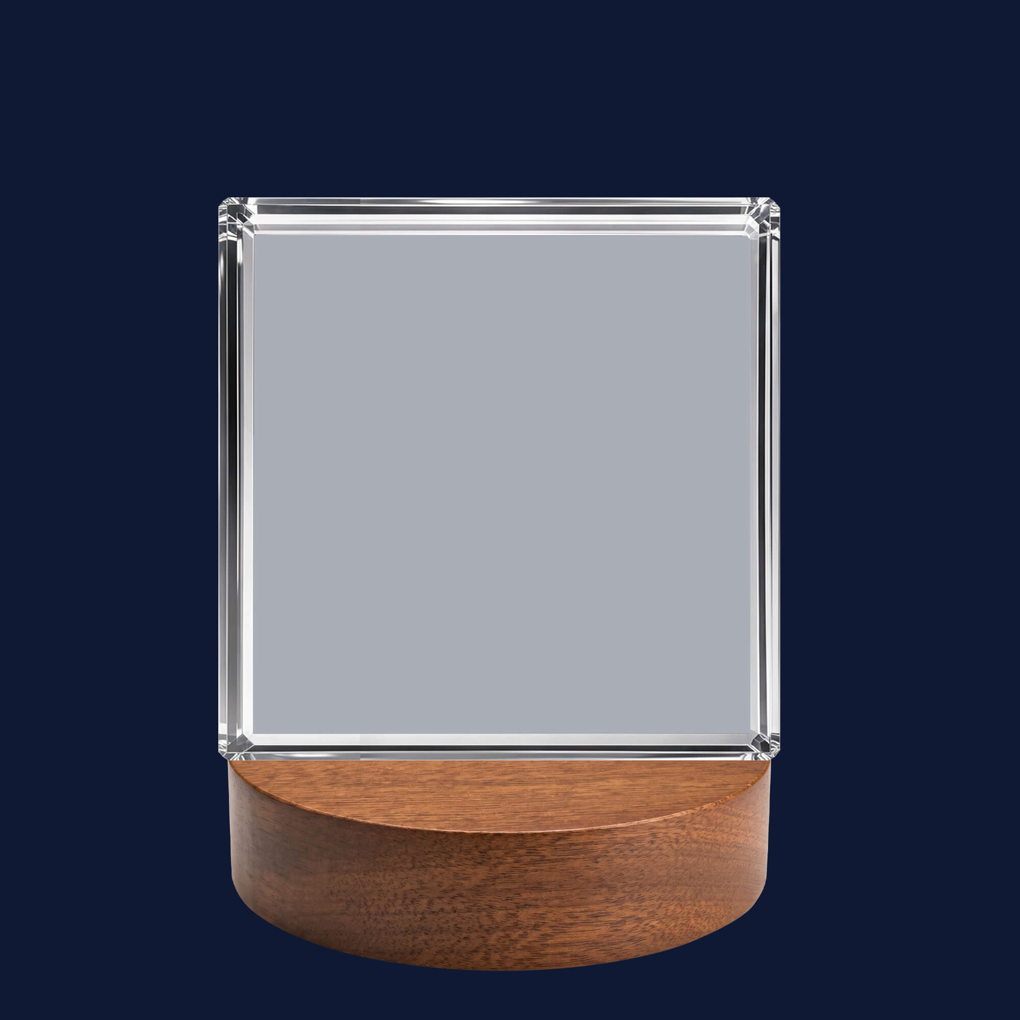 3D Crystal Square Personalized Wedding Gift personalization preview