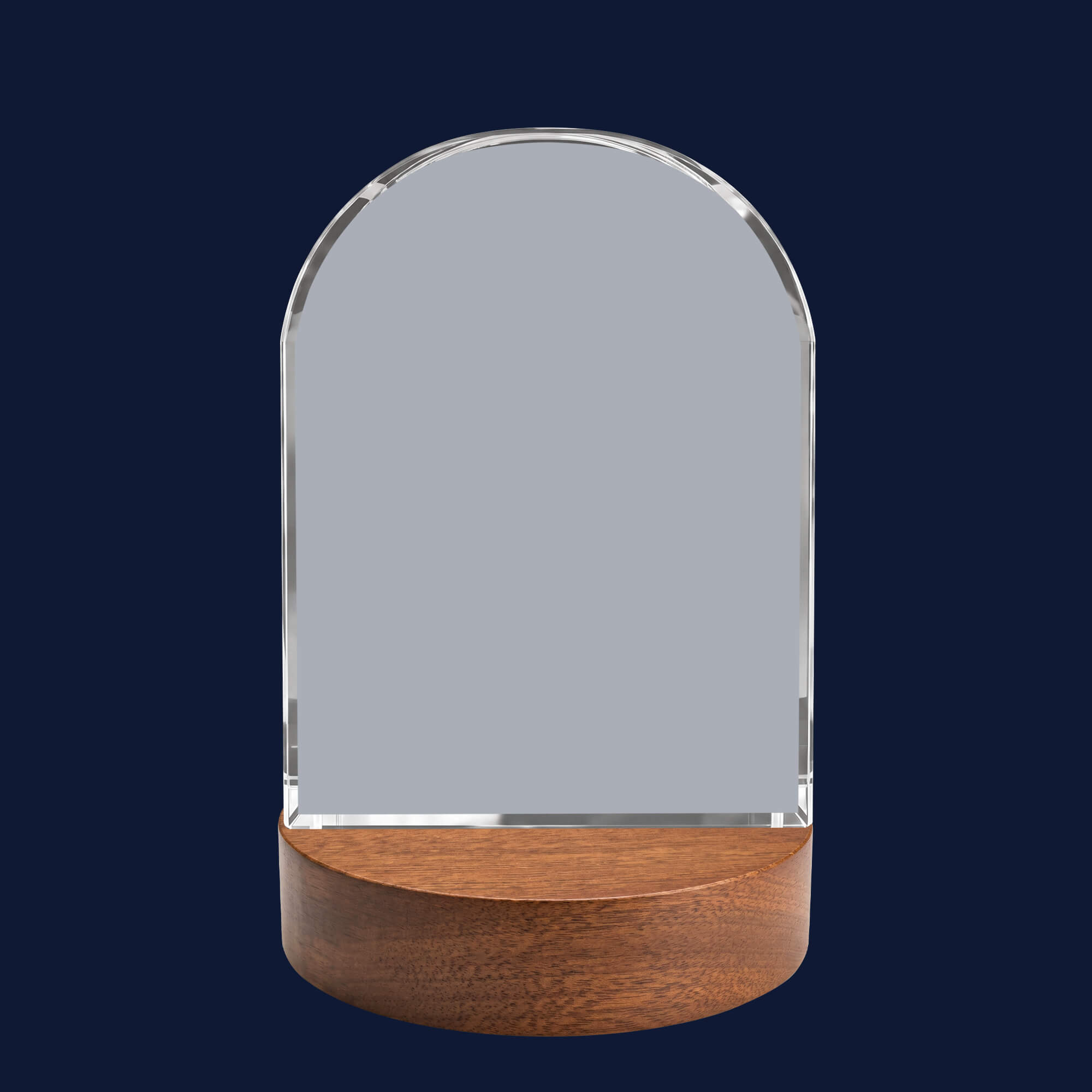 3D Crystal Arch Halloween Photo Gift personalization preview
