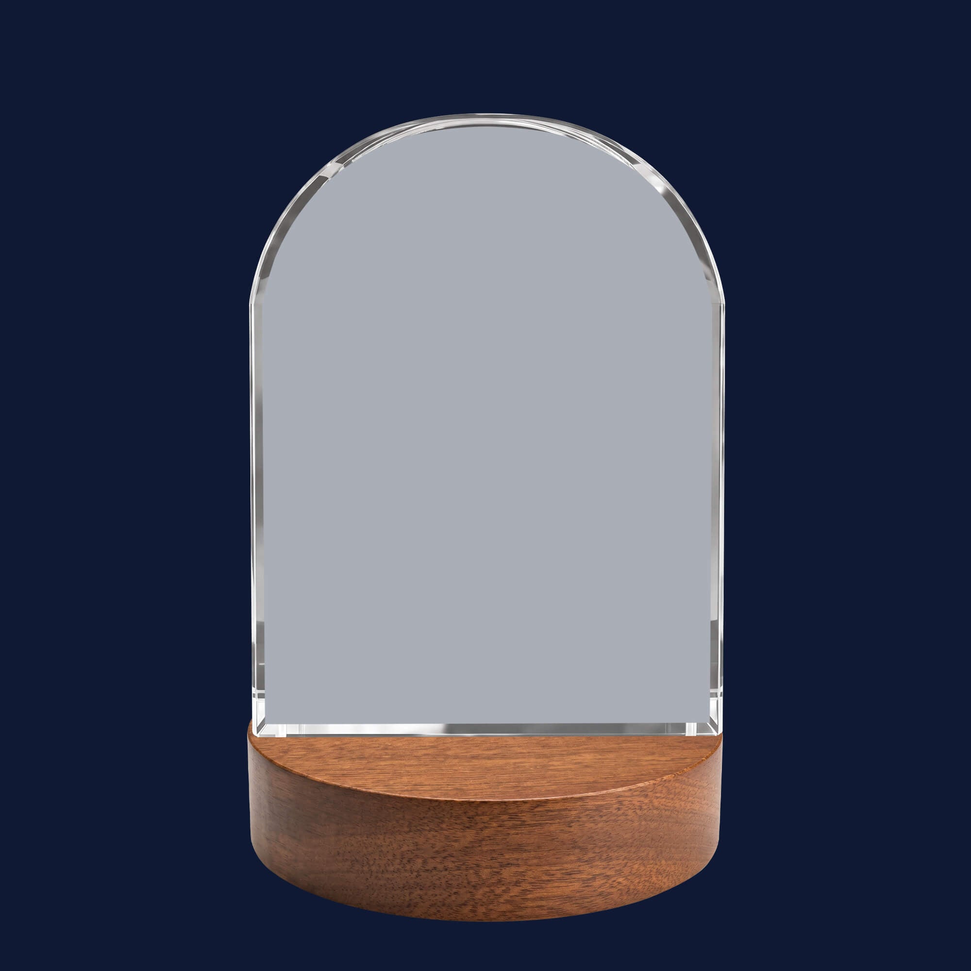 3D Crystal Arch personalization preview