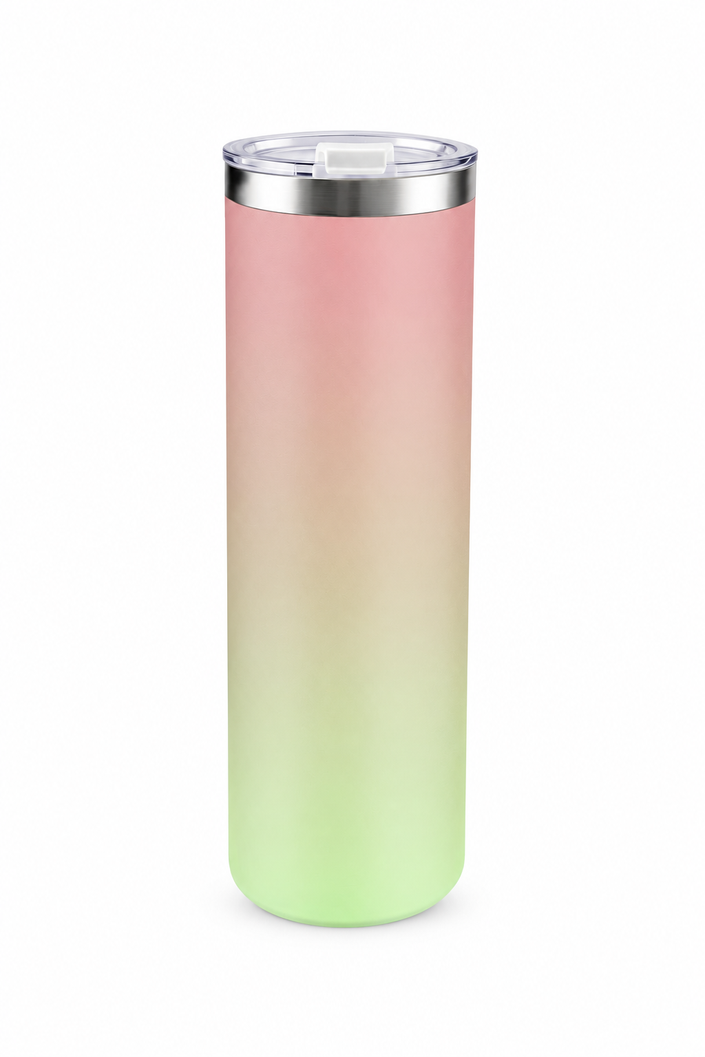 30 oz Skinny Tumbler in pink, yellow and green