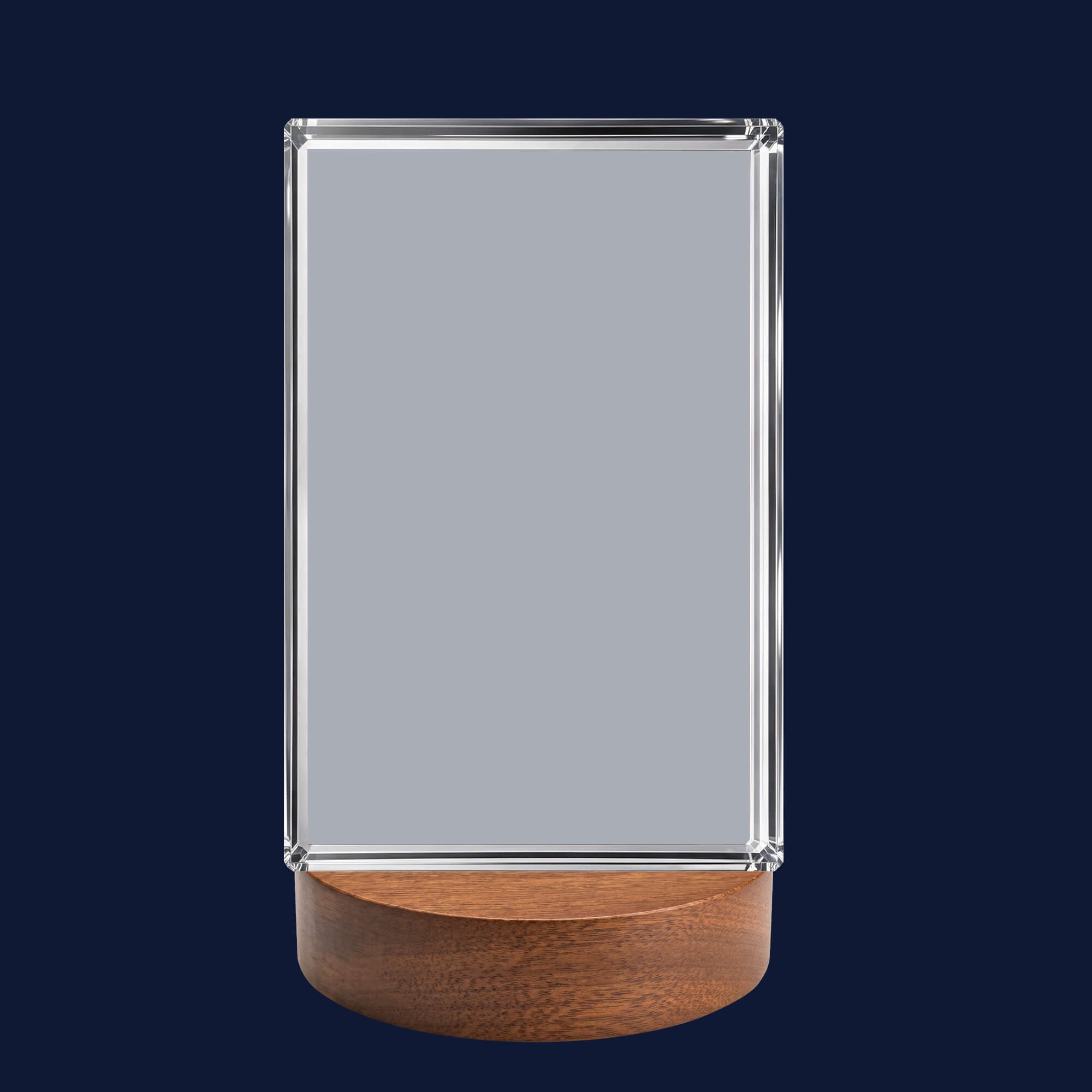 3D Crystal Rectangle Personalized Memorial Gift personalization preview